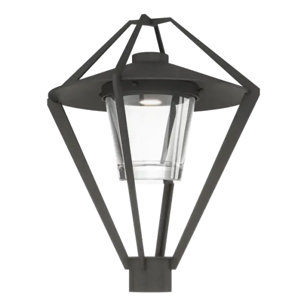 The Stellar Post Light offers a sophisticated welcome to visitors. A contemporary take on a classic lantern design, the Stellar's structure appears airy with its open "cage" that encases a substantial glass shaded light. Available in a choice of robust Coastal Outdoor Finishes.