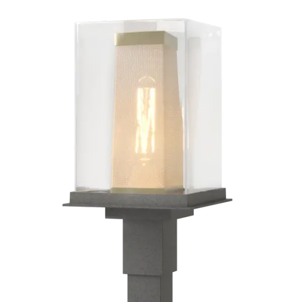 The Polaris Outdoor Post Light makes a great first impression, welcoming family and guests on walkways and drives. A tall glass element encases an inner rectangular mesh tube that surrounds the lighting element. The 2021 Polaris Outdoor Collection also includes a dining pendant, semi-flush and two sizes of wall sconces. Offered in a choice of robust Coastal Outdoor Finishes.