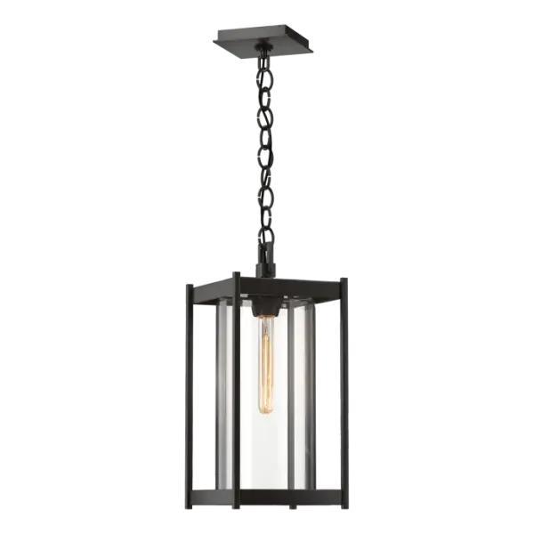 The Cela Large Outdoor Lantern is a modern interpretation of the classic lantern. The strong rectilinear lines of the aluminum frame hold a well-proportioned cylinder of blown glass, chain-hung ceiling pendant. The Cela design is a perfect addition to any outdoor space, or even as a stylish indoor fixture. Available in any of our six Coastal Outdoor Finishes.