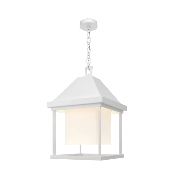 Designed to serve both as a light source and a decorative feature, this Dorset chain-hung fixture makes for lovely entry, patio or veranda lighting. A classic lantern shape with a square frame and pyramidal roof, the Dorset blends traditional and contemporary styles. Offered in a choice of AAMA 2604-rated Coastal Outdoor Finishes.