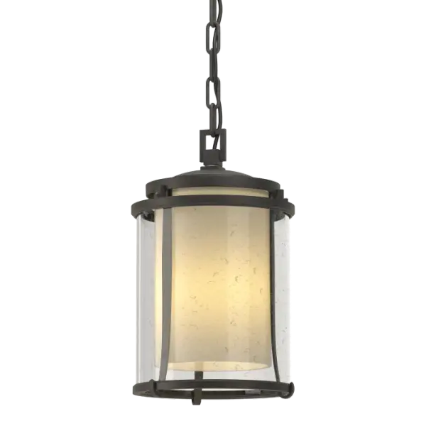There's something to be said about the welcoming glow of a light as one pulls up to business or returns home on a dark night. There's more to be said when that warm glow comes from our artfully handcrafted Meridian pendant.