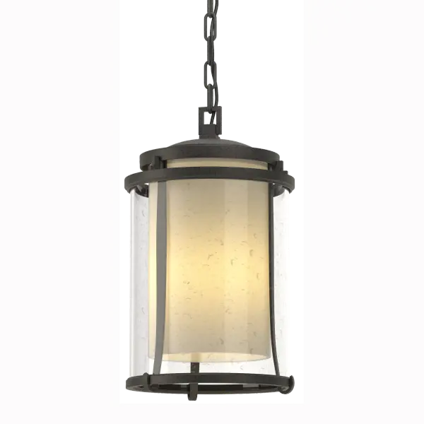 There's something to be said about the welcoming glow of a light as one pulls up to business or returns home on a dark night. There's more to be said when that warm glow comes from our large, artfully handcrafted Meridian pendant.