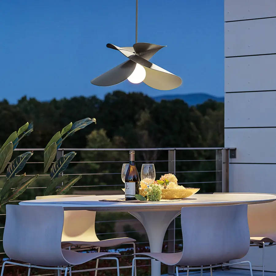 Hibiscus Outdoor Pendant - Image 4