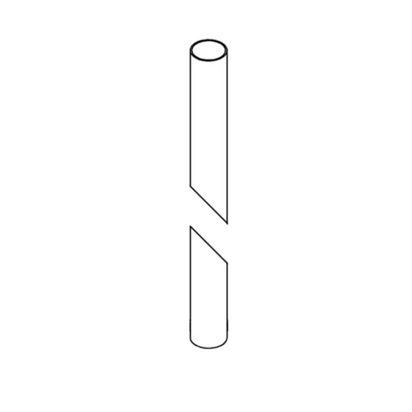 An 84" tall round post is available in a choice of robust Coastal Outdoor Finishes.