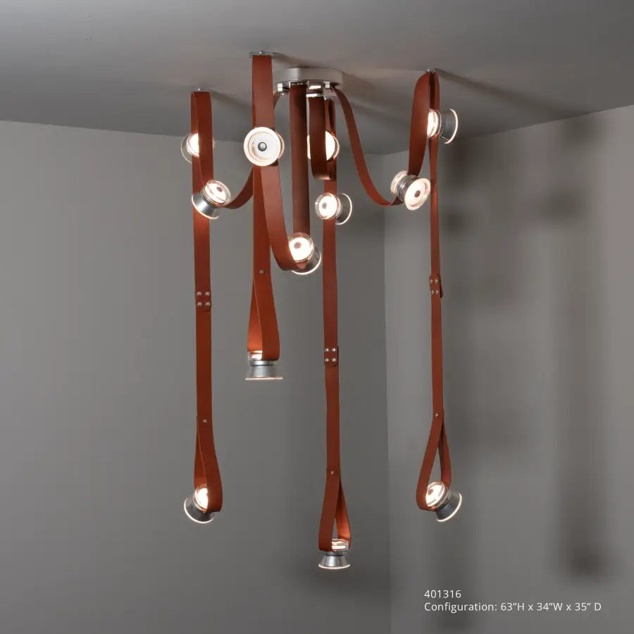SNAPS Large LED Pendant w/Metal Cones - Image 1