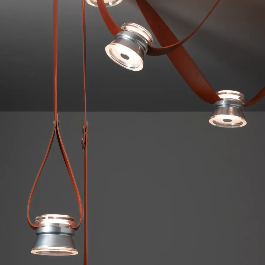 SNAPS Large LED Pendant w/Metal Cones - Image 3