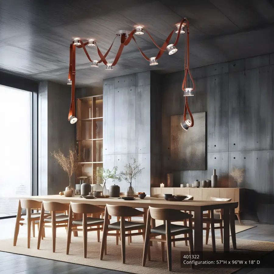 SNAPS Large LED Pendant w/Metal Cones - Image 5