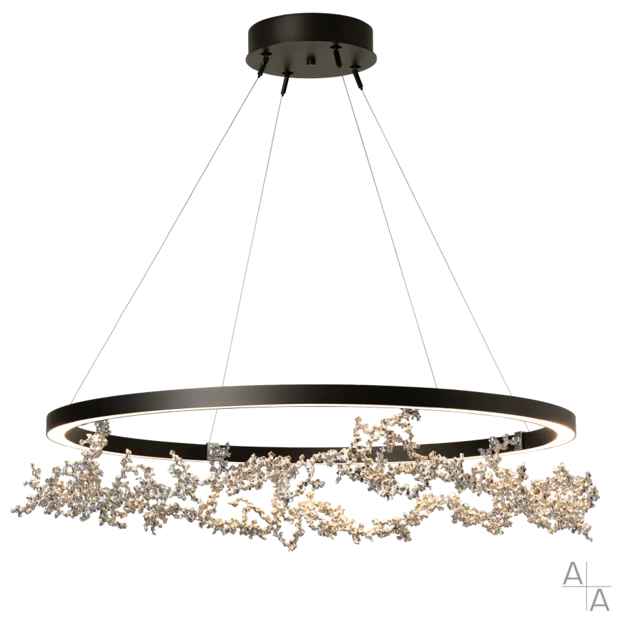 Coral LED Ring Pendant - Image 1