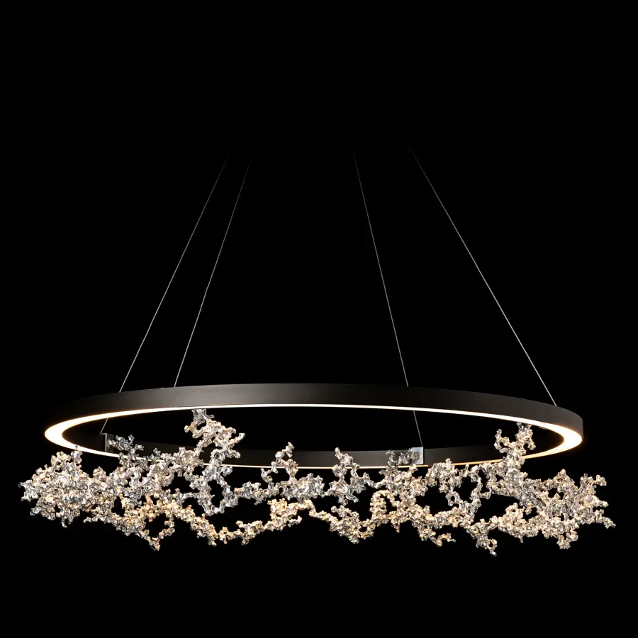 Coral LED Ring Pendant - Image 2