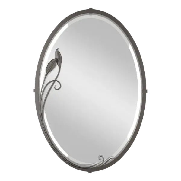 Our Beveled Oval Mirror pairs nicely with many of light fixtures, but looks beautiful all on its own. With handcrafted metalwork done by the artisans here at our Vermont forge, each high-quality piece is unique.