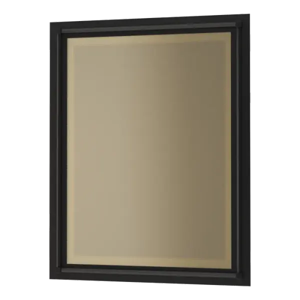 A discreet design element playfully inspired the naming of our mirror. Set in each corner is a square of metal, symbolic of the rook's starting position on the chess board. Handcrafted by artisans here at our Vermont forge, each piece is unique.