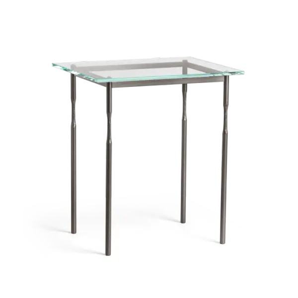 A classic shape with a modern personality, the Senza Side Table brings a subtle sophistication to any space. This accent table is the perfect addition to studies, living and lounge spaces and more. With solid steel legs with hand-forged, fullered details, the Senza has style to spare. Available in all standard finishes.