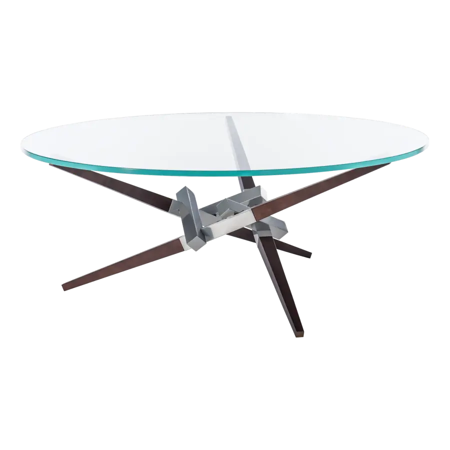Crux Coffee Table w/Wood Legs - Image 1