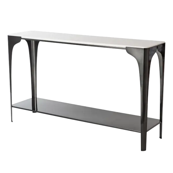 Cove Marble Top Console Table - Image 6