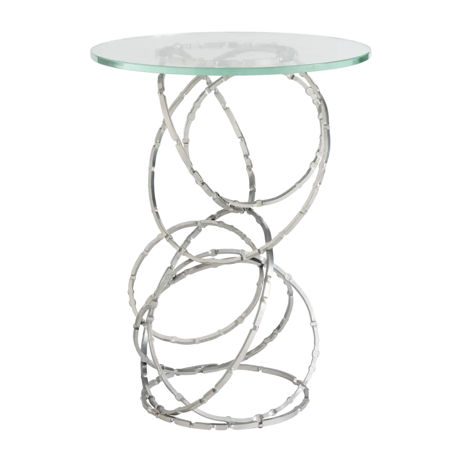 Olympus Glass Top Accent Table - Image 3