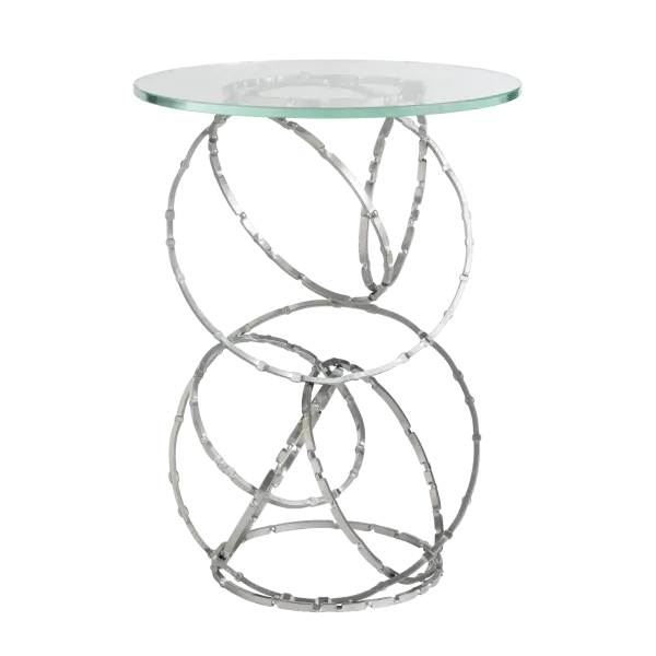 Olympus Glass Top Accent Table - Image 4
