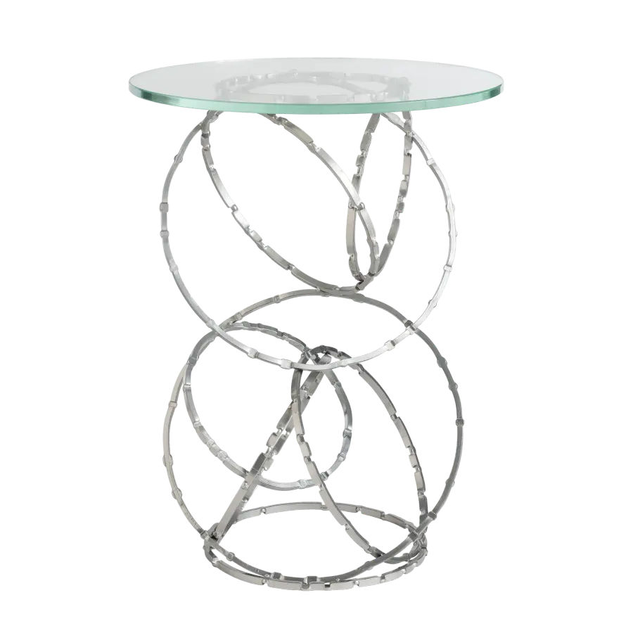 Olympus Glass Top Accent Table - Image 4