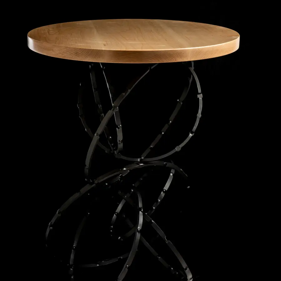 Olympus Wood Top Accent Table - Image 5