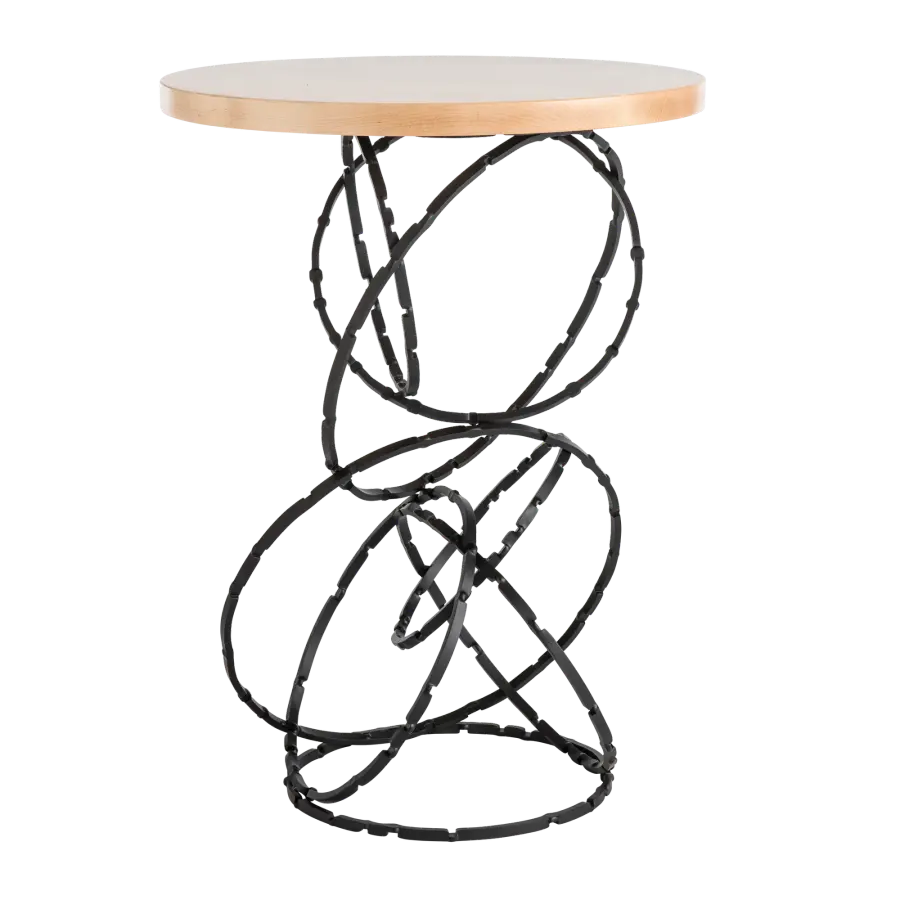 Olympus Wood Top Accent Table - Image 6