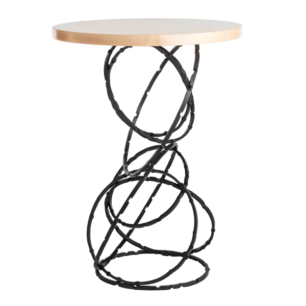 Olympus Wood Top Accent Table - Image 7