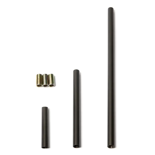11.5mm diameter stem kit for use with select Hubbardton Forge fixtures. Includes one 12" stem, one 6" stem and one 3" stem.