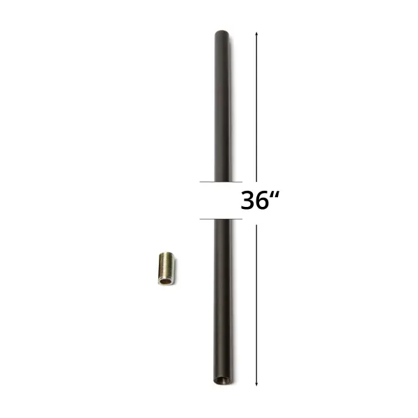 11.5mm diameter stem kit for use with select Hubbardton Forge fixtures. Includes one 36" stem.