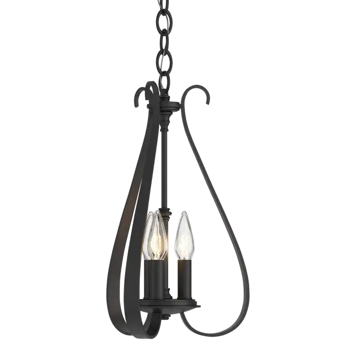 Sweeping Taper 3 Arm Chandelier