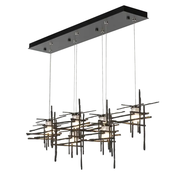 Tura 7-Light Frosted Glass Pendant - Image 3