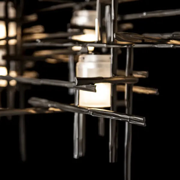 Tura 7-Light Frosted Glass Pendant - Image 5