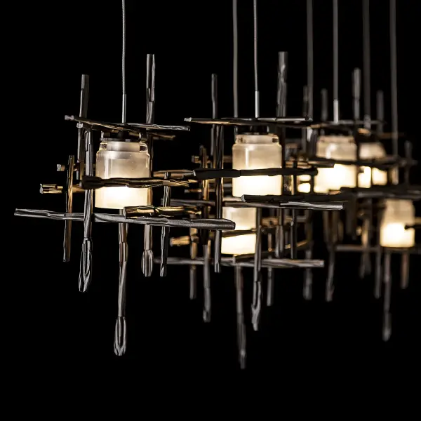 Tura 7-Light Frosted Glass Pendant - Image 7