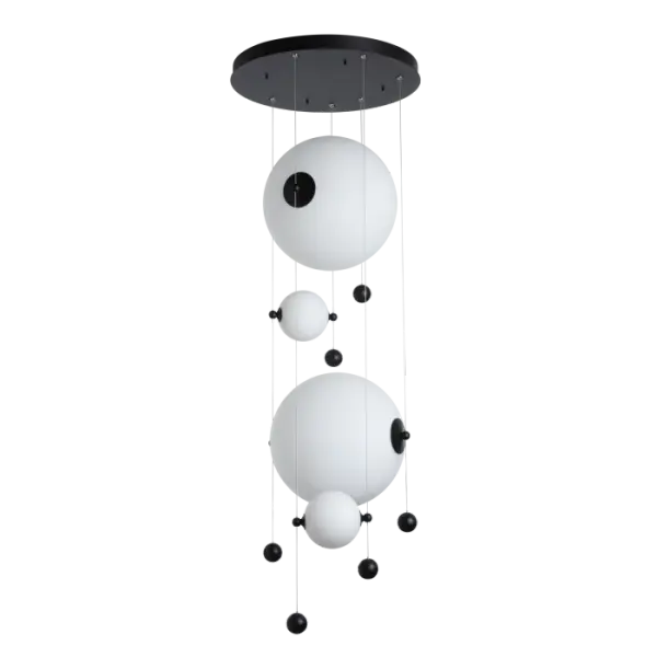 Abacus 4-Light Round LED Pendant - Image 3