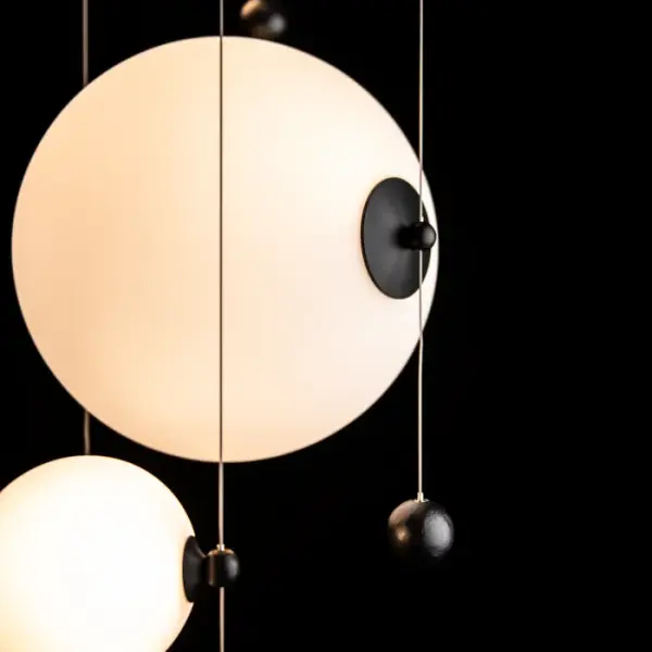 Abacus 4-Light Round LED Pendant - Image 4