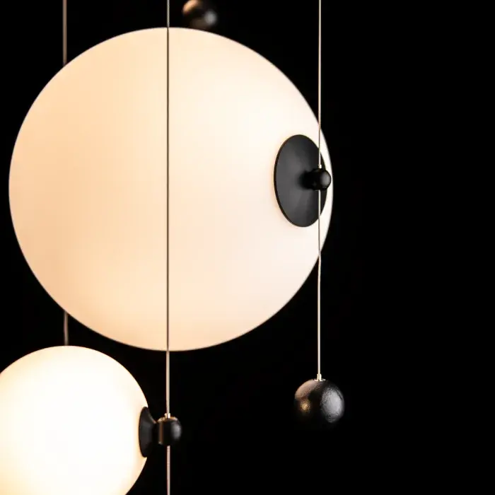 Abacus 4-Light Round LED Pendant - Image 4