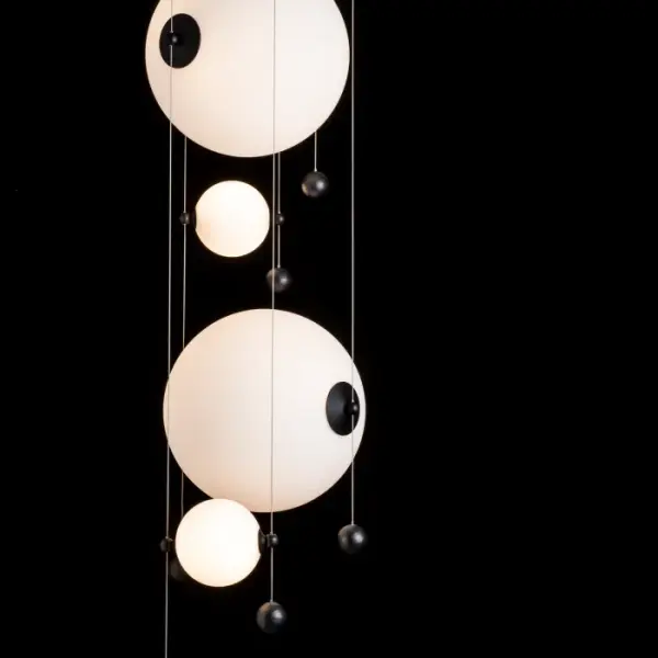 Abacus 4-Light Round LED Pendant - Image 5