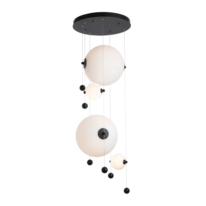 Abacus 4-Light Round LED Pendant - Image 1