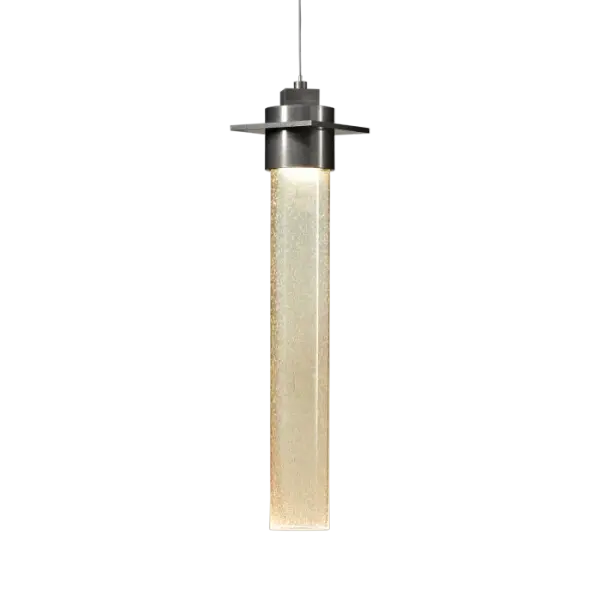 If you take a quick look, you may be convinced the Airis Pendant is rocketing upward, leaving a vapor trail. There is an indisputable sense of airiness to the composition and it will give a space a light, unique design element. - alternate view