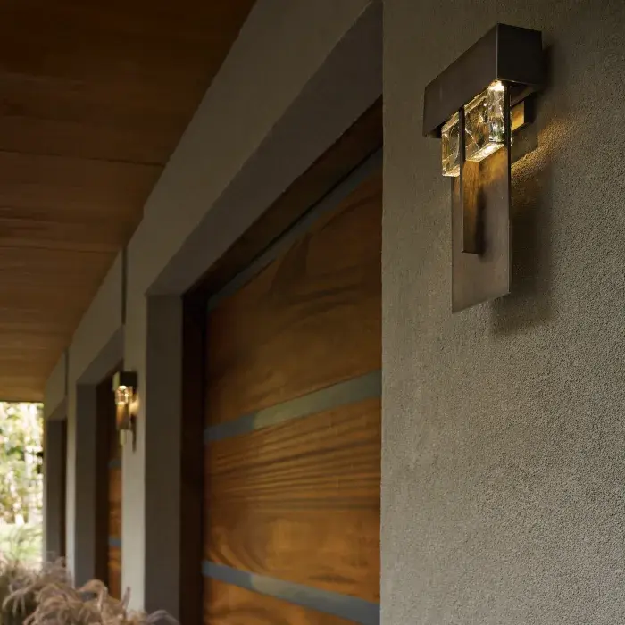 Shard Large LED Outdoor Sconce - Image 1