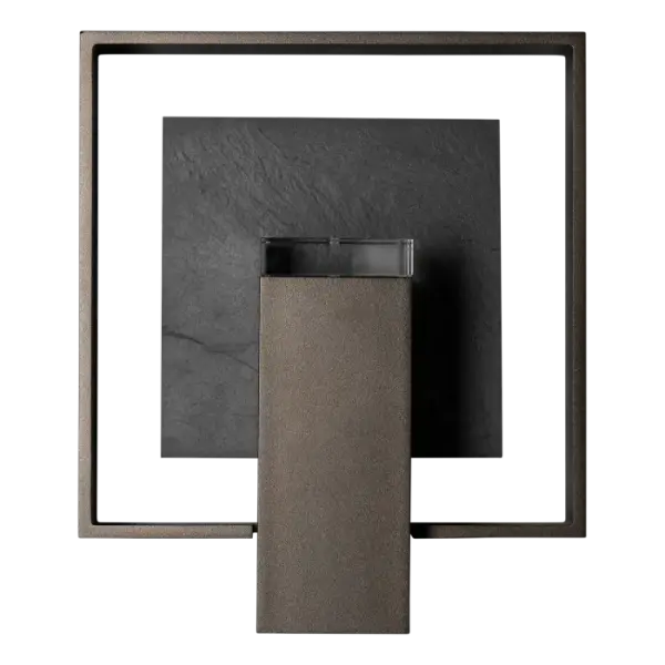 Shadow Box Medium w/Slate Dark Sky Friendly Outdoor Sconce - Image 3