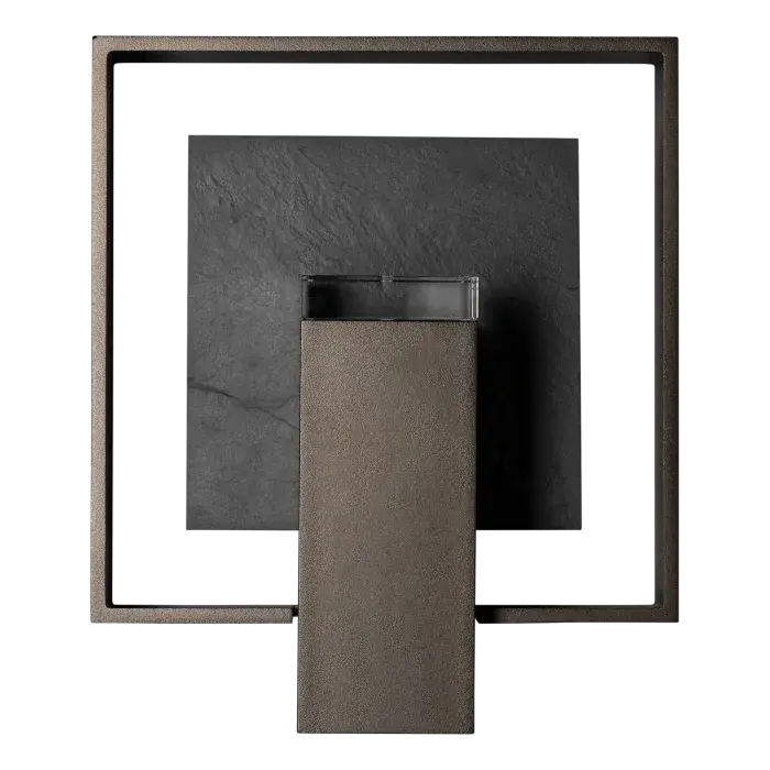 Shadow Box Medium w/Slate Dark Sky Friendly Outdoor Sconce - Image 3