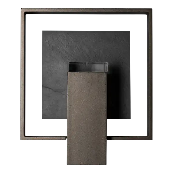 Shadow Box Medium w/Slate Dark Sky Friendly Outdoor Sconce - Image 4