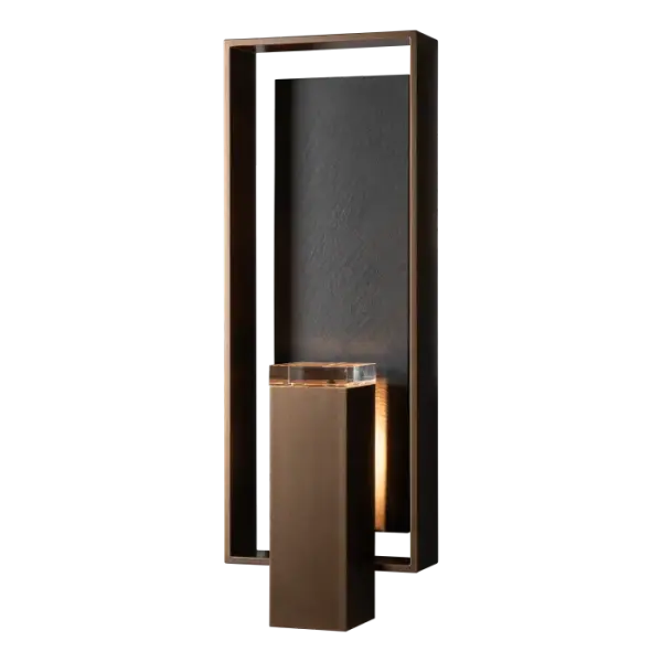 Shadow Box Large w/Slate Dark Sky Friendly Outdoor Sconce - Image 2