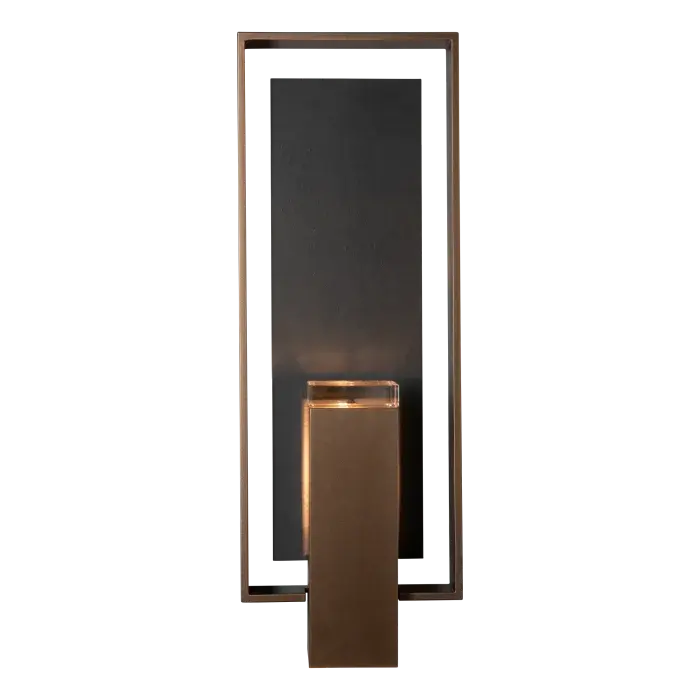 Shadow Box Large w/Slate Dark Sky Friendly Outdoor Sconce - Image 1