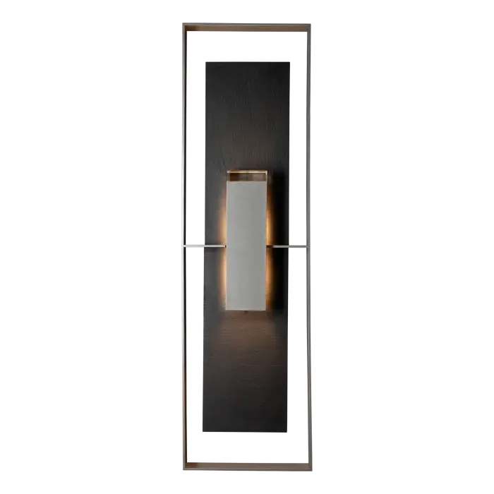 Shadow Box Extra Tall w/Slate Dark Sky Friendly Outdoor Sconce - Image 1