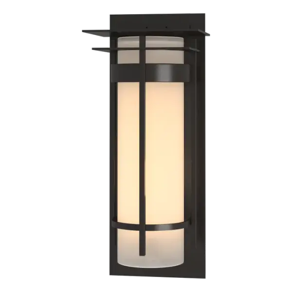 Banded with Top Plate Extra Large Outdoor Sconce