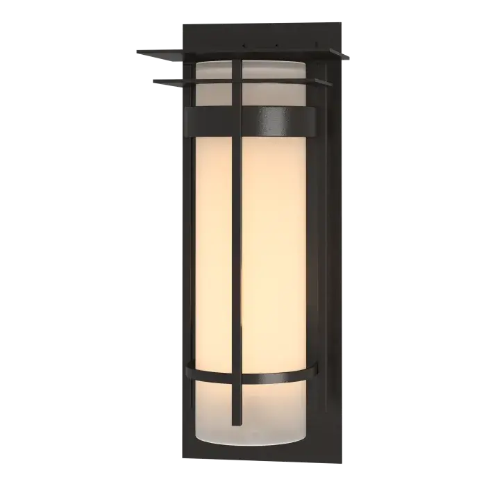 Banded with Top Plate Extra Large Outdoor Sconce