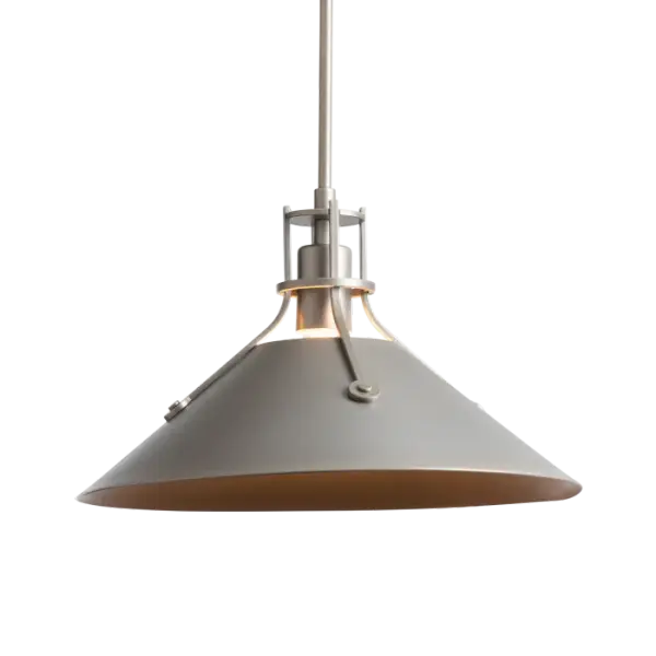 The popular Henry Collection adds a new Medium sized aluminum shade for outdoor lifestyle settings. Perfect for covered outdoor kitchens, sitting areas, verandas and lounges, the Henry Medium Outdoor Pendant focuses the light right where you need it. - alternate view