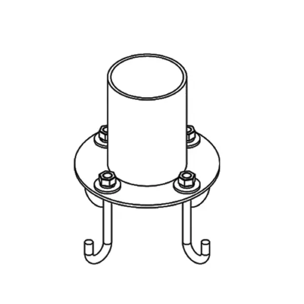 RoundPier Mount for bollard or post light. We take pride in our work. Each piece is handcrafted by Vermont artisans to your specifications and finished using environmentally sustainable methods.