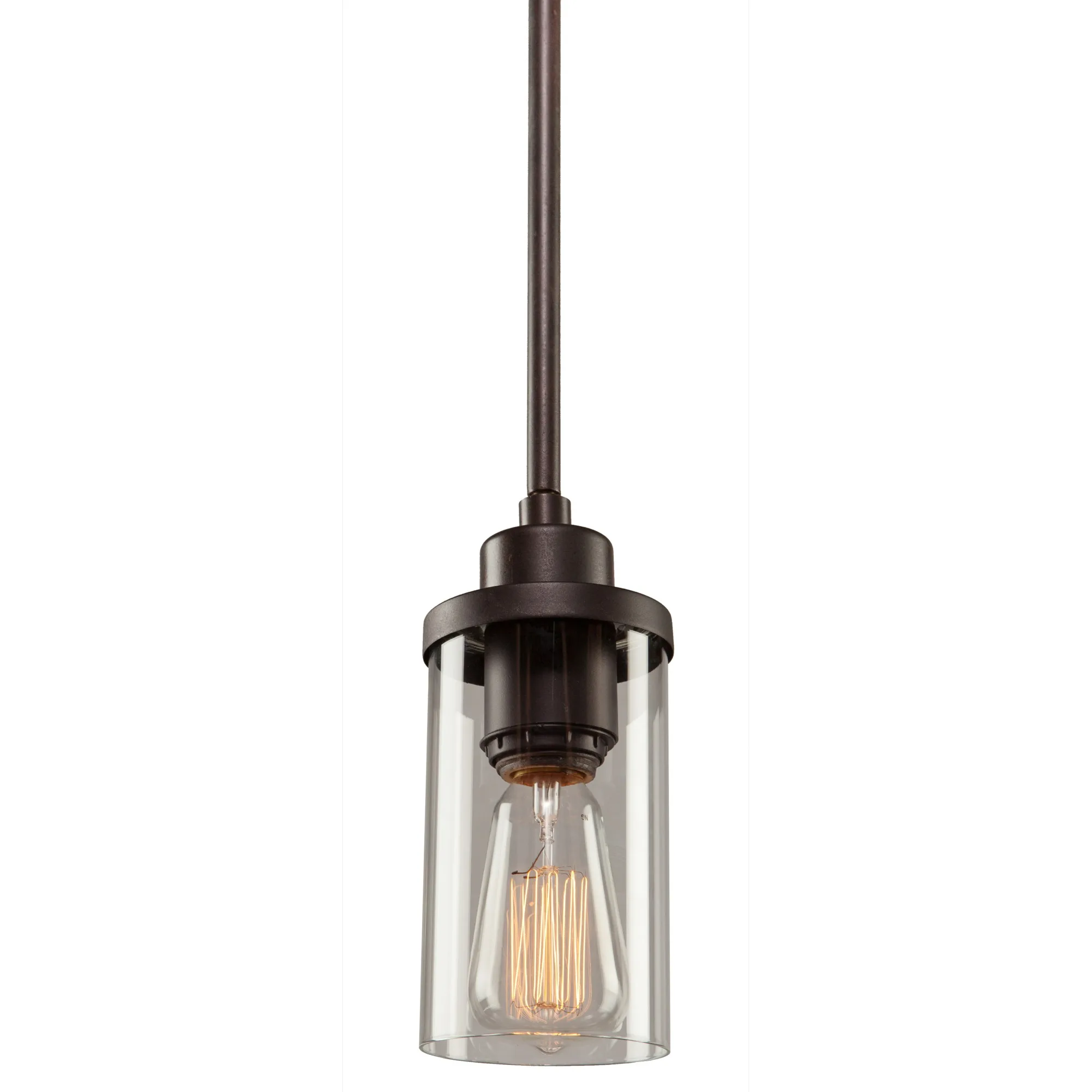 Menlo Park 1 Light Oil Rubbed Bronze Pendant