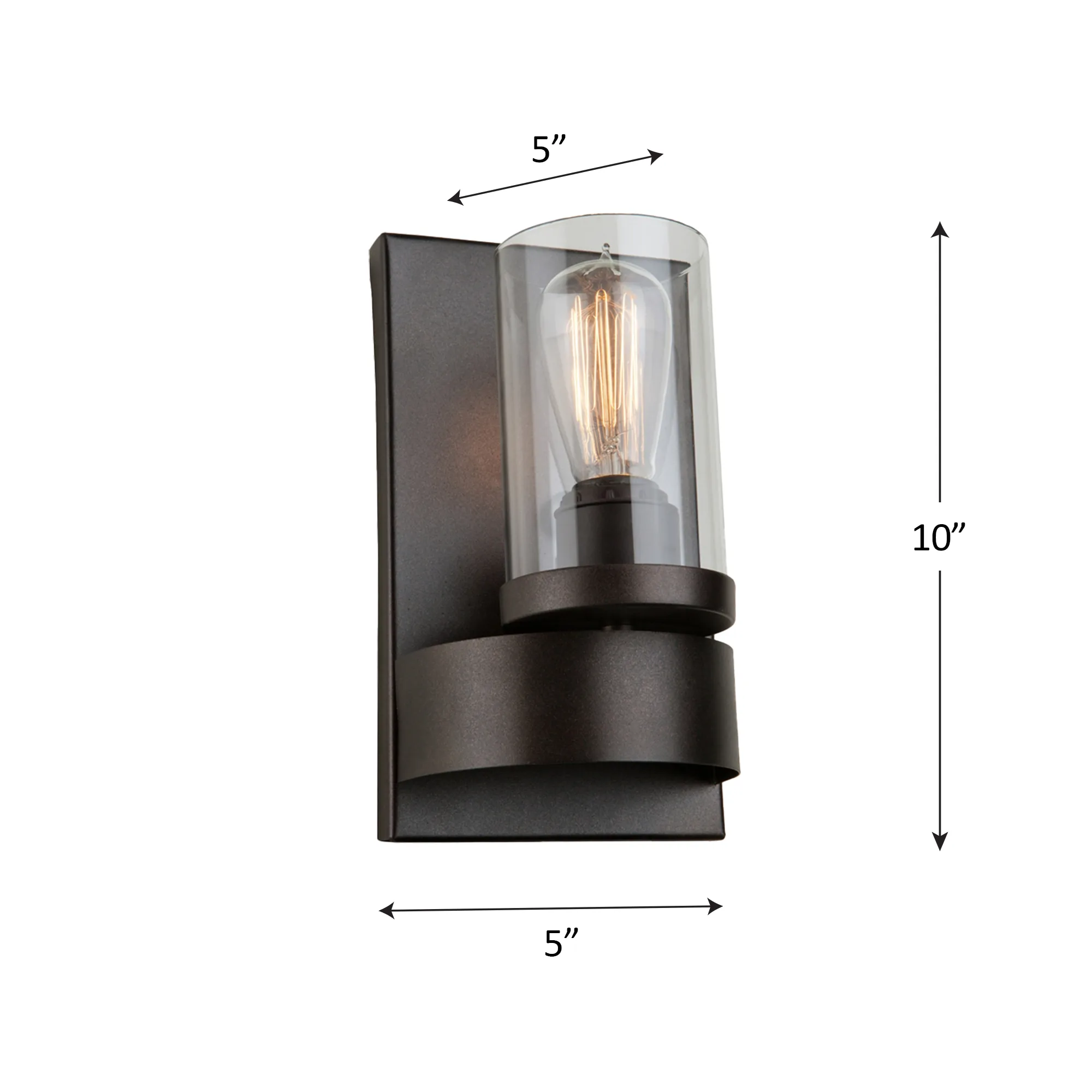 Menlo Park 1 Light Oil Rubbed Bronze Wall Bracket
