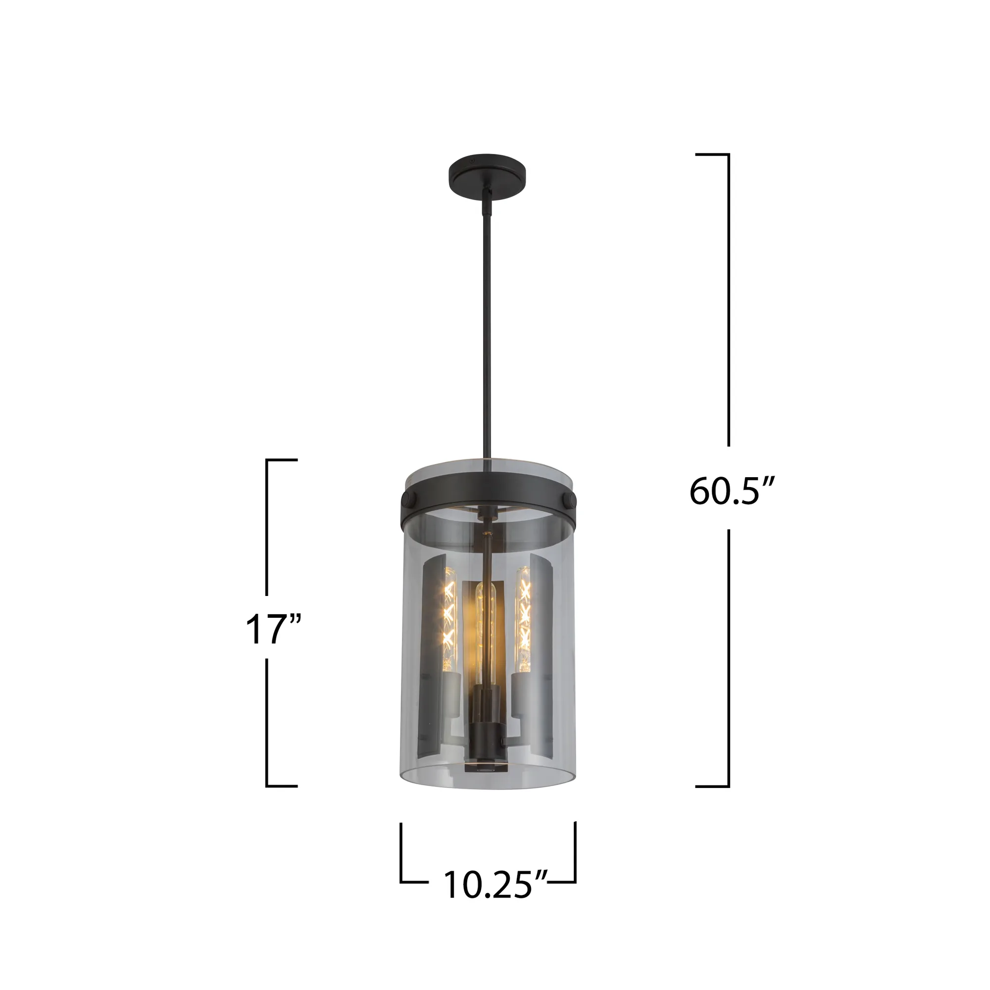 Dahlia 3 Light Pendant